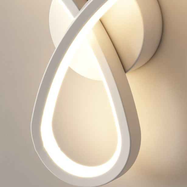 Creative Iron Acrylic Flower Shade LED Wall Sconce Lamp