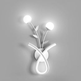 Creative Iron Acrylic Flower Shade LED Wall Sconce Lamp