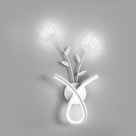 Creative Iron Acrylic Flower Shade LED Wall Sconce Lamp