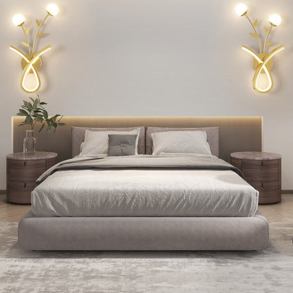 Creative Iron Acrylic Flower Shade LED Wall Sconce Lamp
