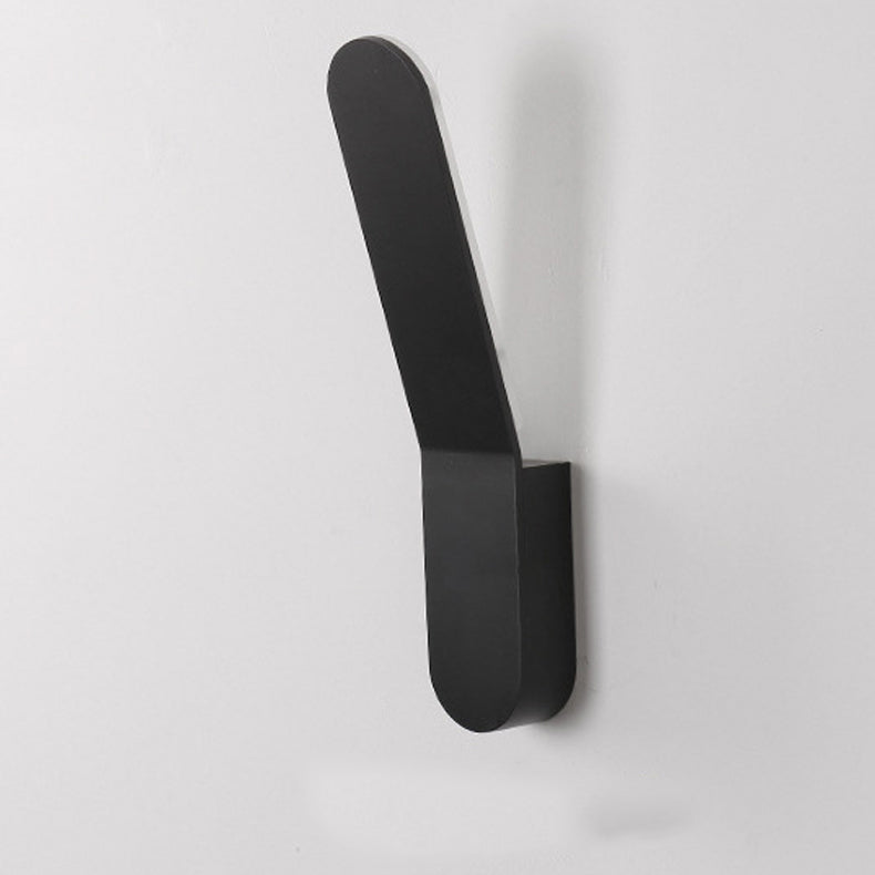 Minimalist Rounded Aluminum Strip LED Wall Sconce Lamp