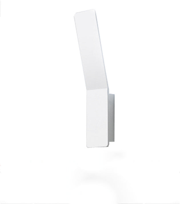 Minimalist Rounded Aluminum Strip LED Wall Sconce Lamp