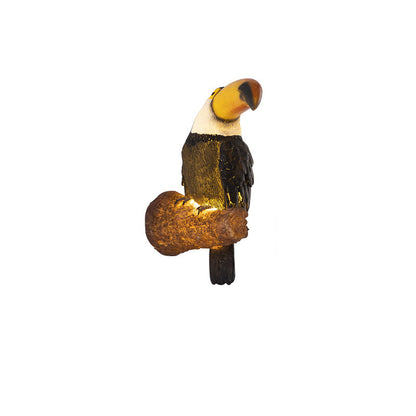 Resin Animal Toucan Owl Waterproof LED Wall Sconce Lamp