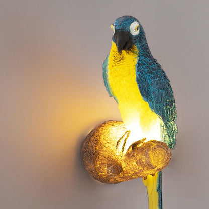 Resin Animal Toucan Owl Waterproof LED Wall Sconce Lamp
