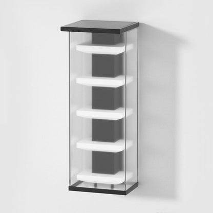 Stainless Rectangular Waterproof LED Wall Sconce Lamp