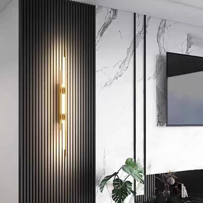 Minimalist Iron Acrylic Long Strip LED Wall Sconce Lamp