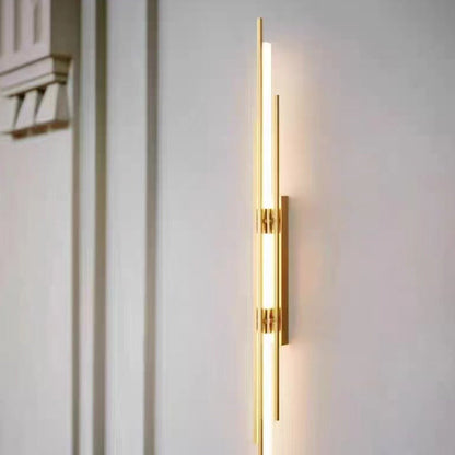Minimalist Iron Acrylic Long Strip LED Wall Sconce Lamp