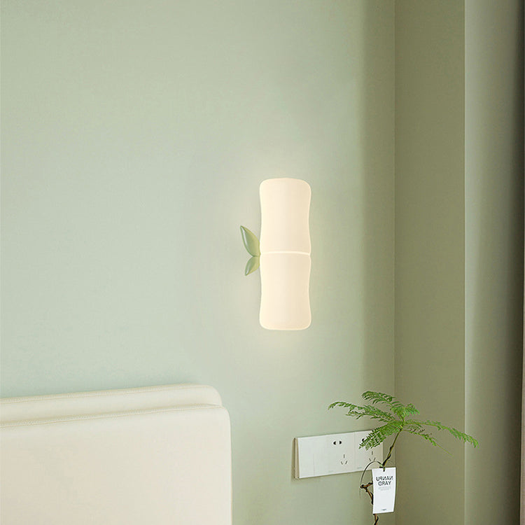 Creative Animal Koala Bamboo PE Shade LED Wall Sconce Lamp