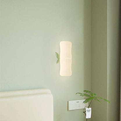 Creative Animal Koala Bamboo PE Shade LED Wall Sconce Lamp