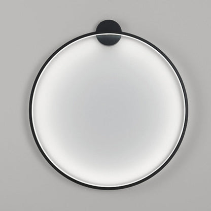 Aluminum Acrylic Circle Ring LED Wall Sconce Lamp