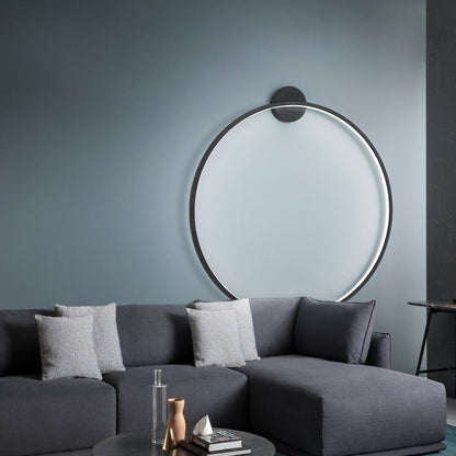 Aluminum Acrylic Circle Ring LED Wall Sconce Lamp
