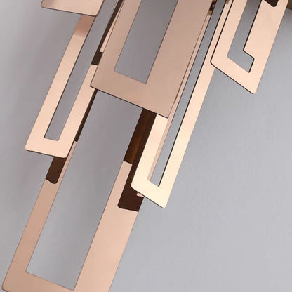 Crystal Hardware Rectangular 2-Light Wall Sconce Lamp