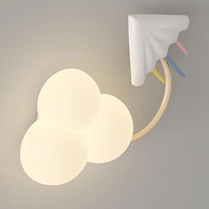 Rainbow Hot Air Balloon Kite Iron PE LED Wall Sconce Lamp