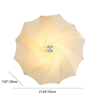 Rotating Fabric Shade Hardware 1-Light Wall Sconce Lamp
