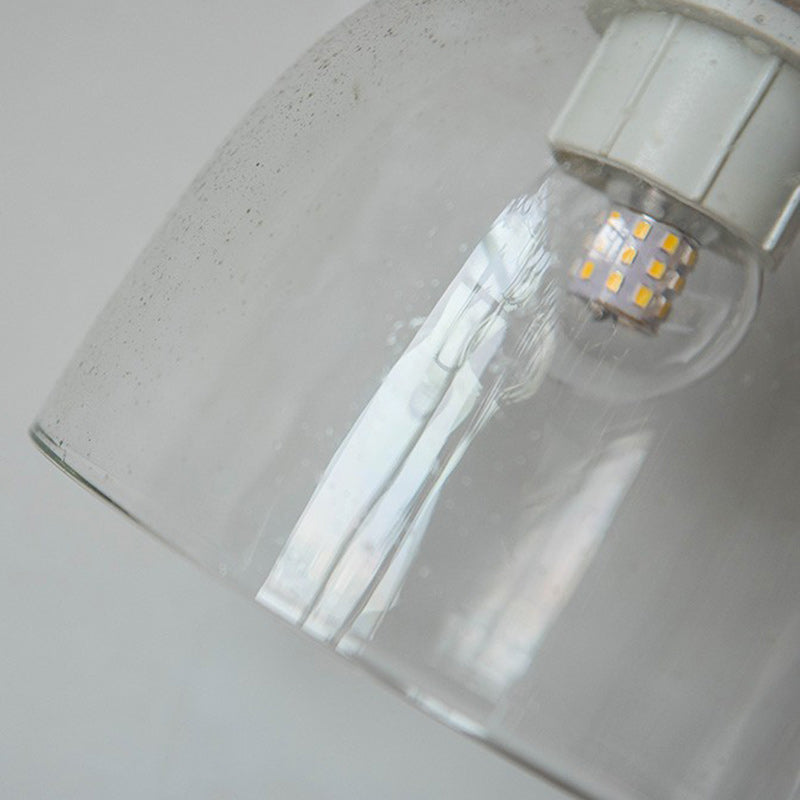 Distressed Cup Shade 2-Light Mirror Front Wall Sconce Lamp