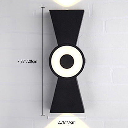 Aluminum Shade Up And Down Illuminated LED Wall Sconce Lamp
