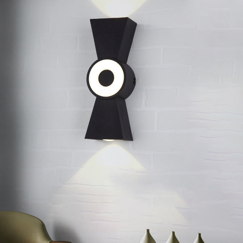 Aluminum Shade Up And Down Illuminated LED Wall Sconce Lamp