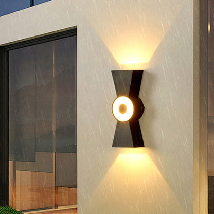 Aluminum Shade Up And Down Illuminated LED Wall Sconce Lamp