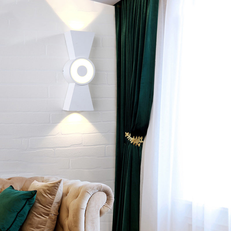 Aluminum Shade Up And Down Illuminated LED Wall Sconce Lamp