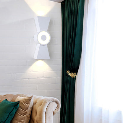 Aluminum Shade Up And Down Illuminated LED Wall Sconce Lamp