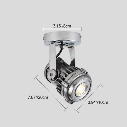 Contemporary Industrial Aluminum Ceiling Light