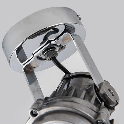Contemporary Industrial Aluminum Ceiling Light
