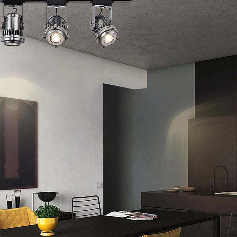 Contemporary Industrial Aluminum Ceiling Light