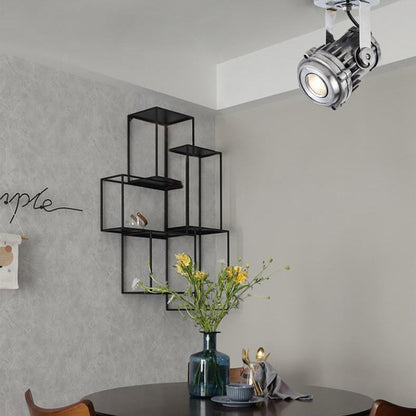 Contemporary Industrial Aluminum Ceiling Light