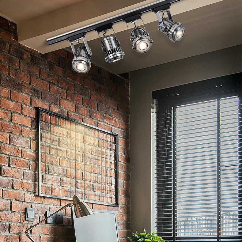 Contemporary Industrial Aluminum Ceiling Light