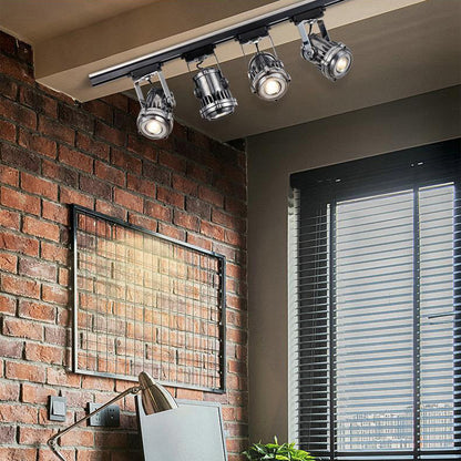 Contemporary Industrial Aluminum Ceiling Light