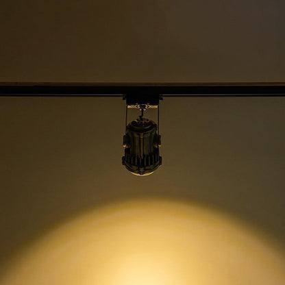 Contemporary Industrial Aluminum Ceiling Light