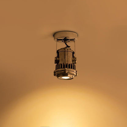 Contemporary Industrial Aluminum Ceiling Light