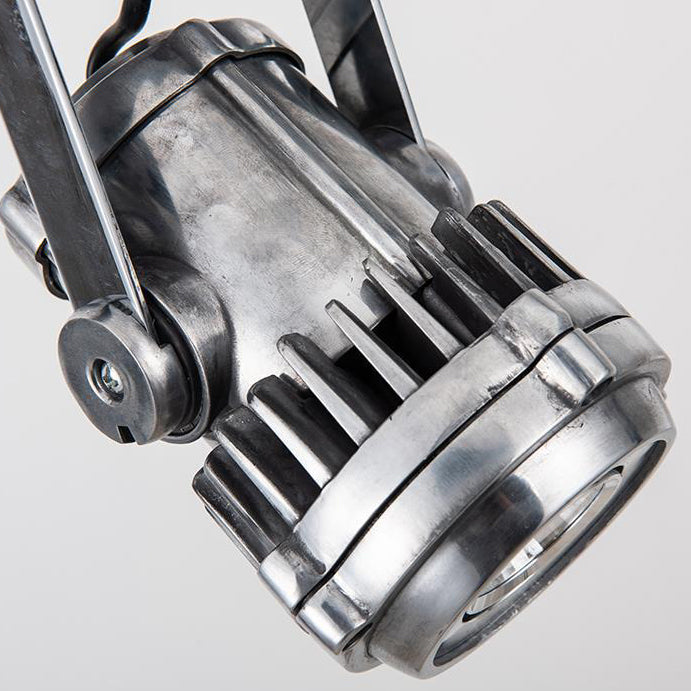 Contemporary Industrial Aluminum Ceiling Light