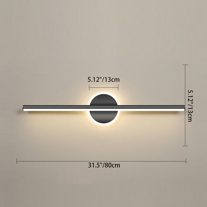 Simplicity Iron Aluminum LED Mirror Front Wall Sconce Lamp