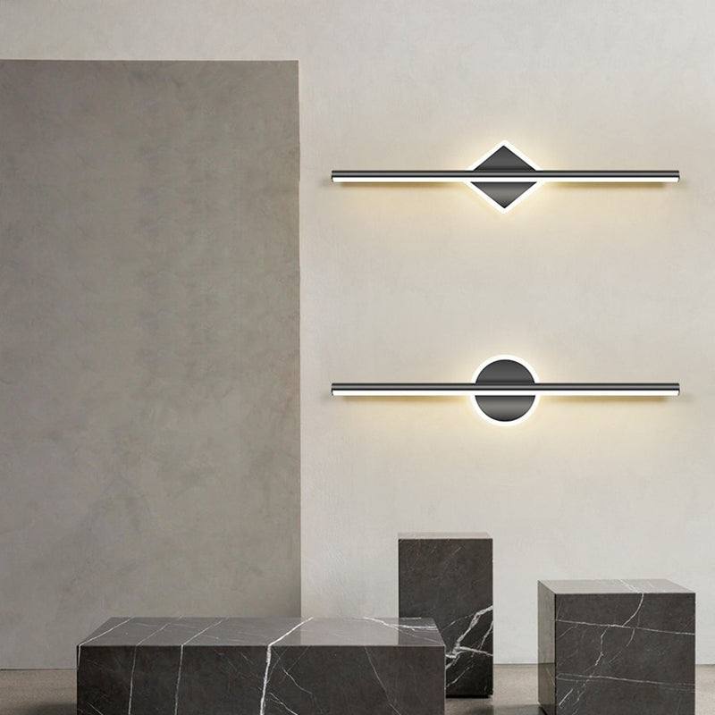 Simplicity Iron Aluminum LED Mirror Front Wall Sconce Lamp