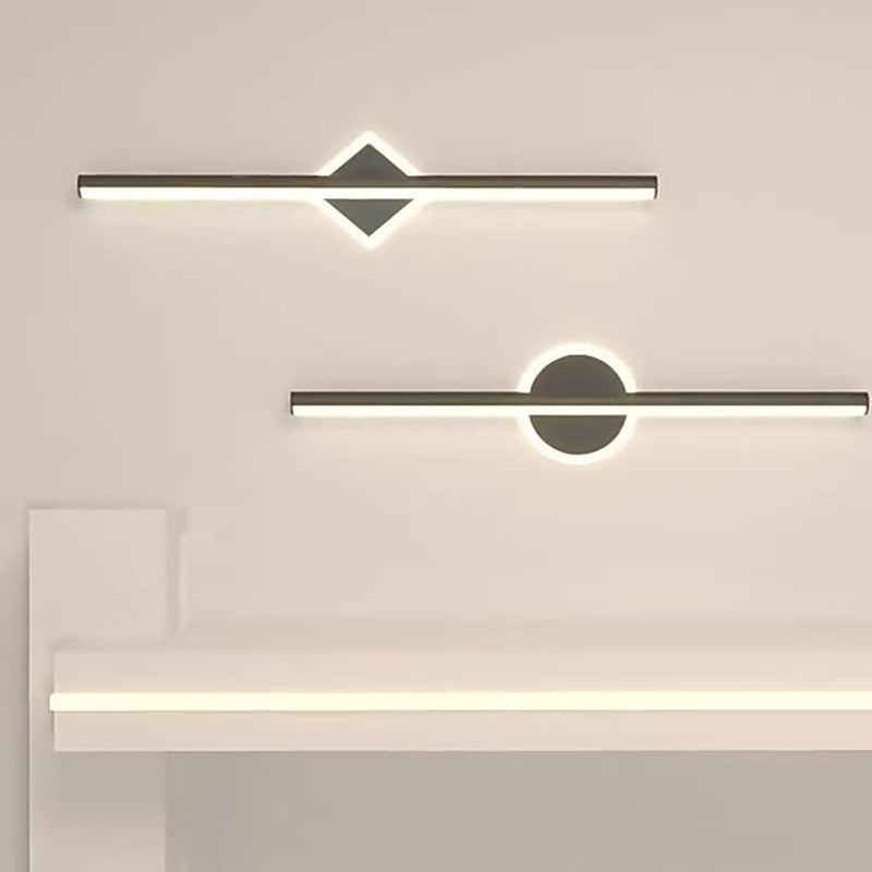 Simplicity Iron Aluminum LED Mirror Front Wall Sconce Lamp