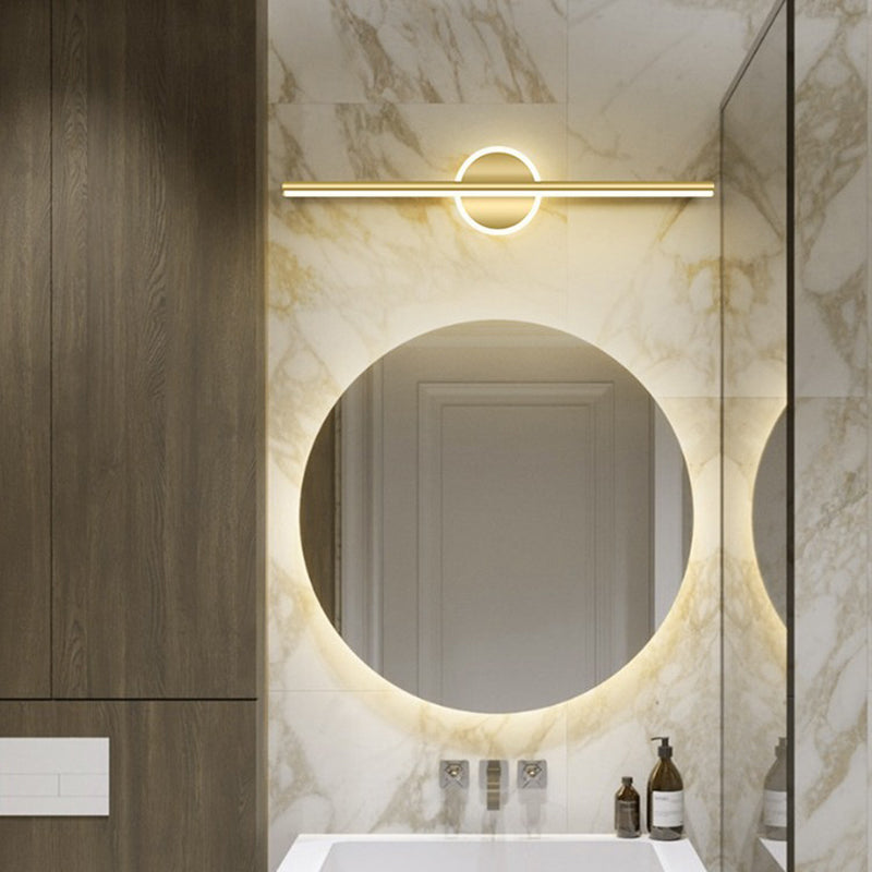Simplicity Iron Aluminum LED Mirror Front Wall Sconce Lamp