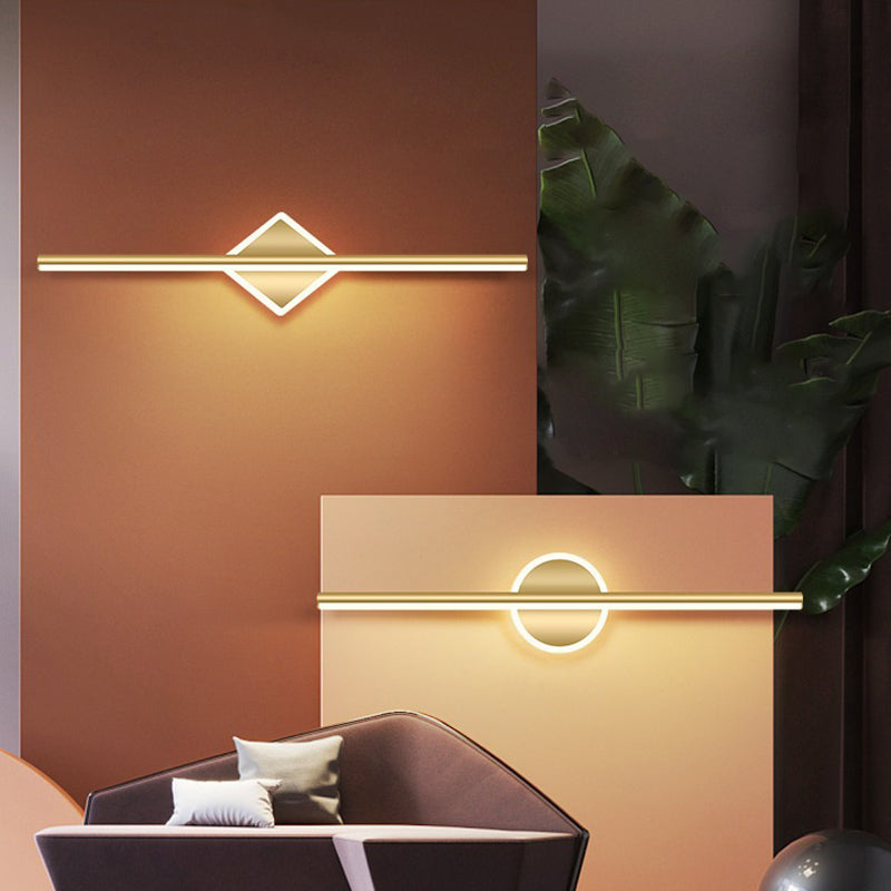 Simplicity Iron Aluminum LED Mirror Front Wall Sconce Lamp