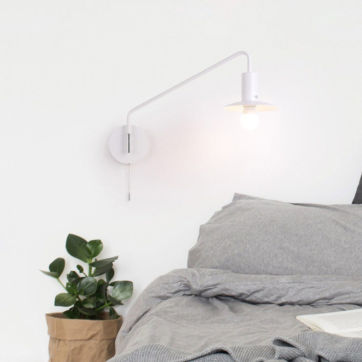 Scandinavian 1-Light Wall Sconce Lamp Reading Lamp