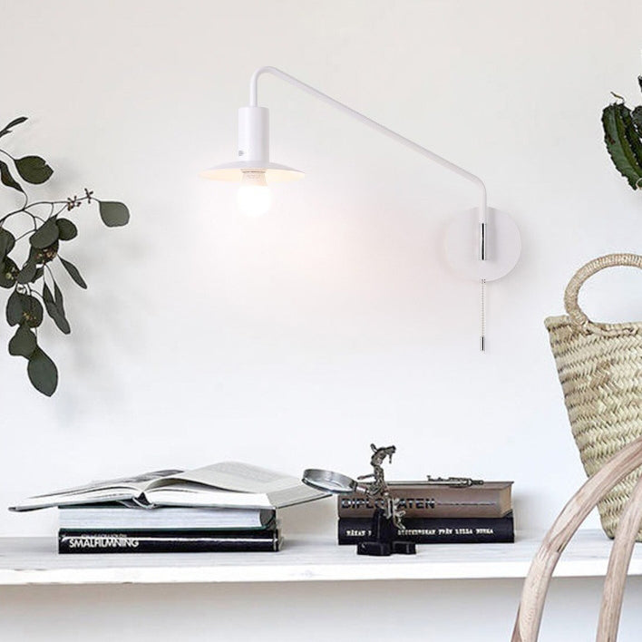 Scandinavian 1-Light Wall Sconce Lamp Reading Lamp