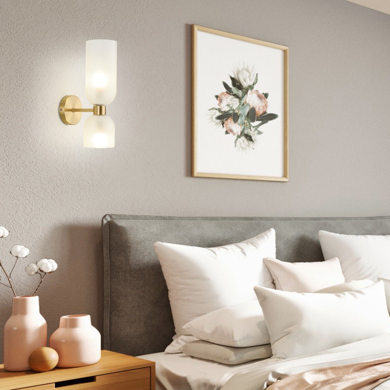 Chinese Up And Down Illuminated 2-Light Wall Sconce Lamp