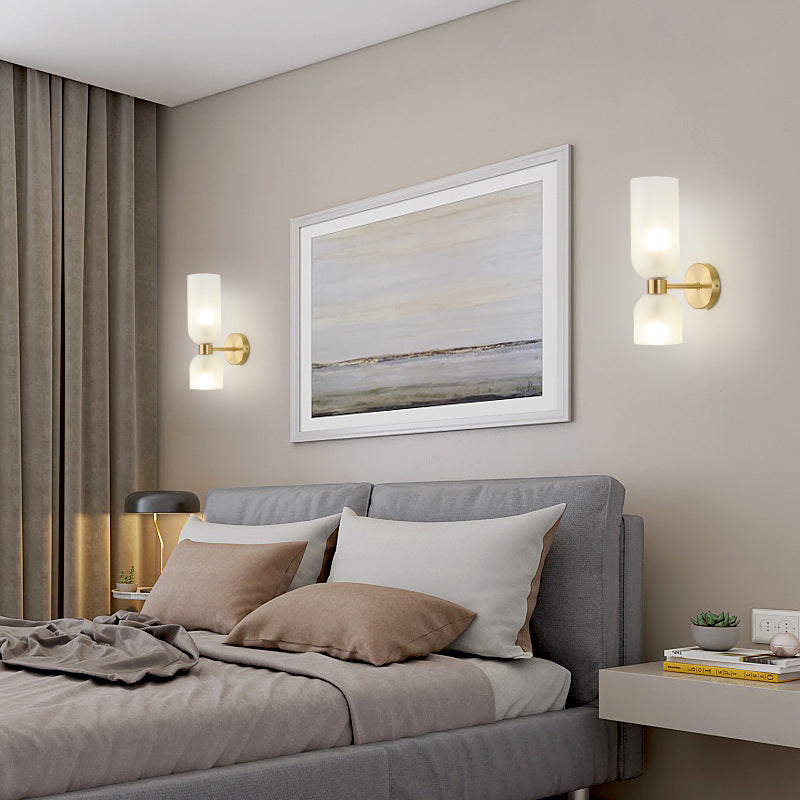 Chinese Up And Down Illuminated 2-Light Wall Sconce Lamp