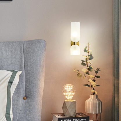 Chinese Up And Down Illuminated 2-Light Wall Sconce Lamp