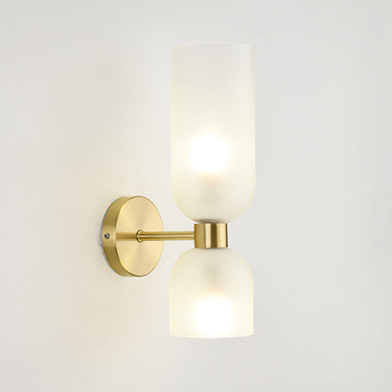 Chinese Up And Down Illuminated 2-Light Wall Sconce Lamp