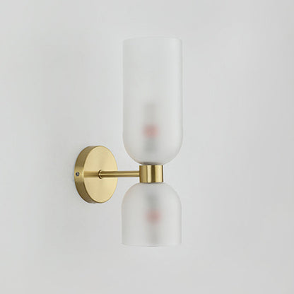 Chinese Up And Down Illuminated 2-Light Wall Sconce Lamp