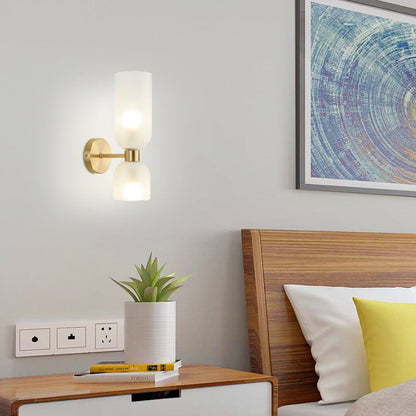 Chinese Up And Down Illuminated 2-Light Wall Sconce Lamp