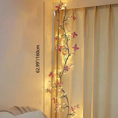 Fabric Branches LED Wall Sconce Lamp Decoration Light