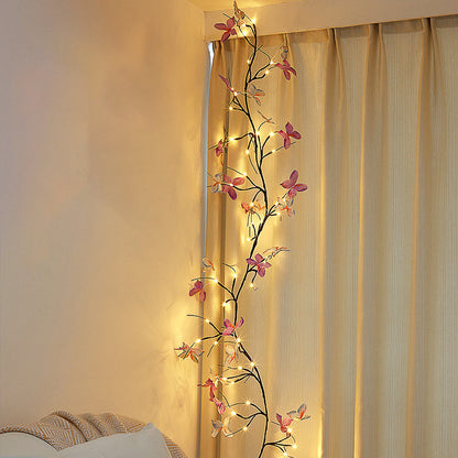 Fabric Branches LED Wall Sconce Lamp Decoration Light