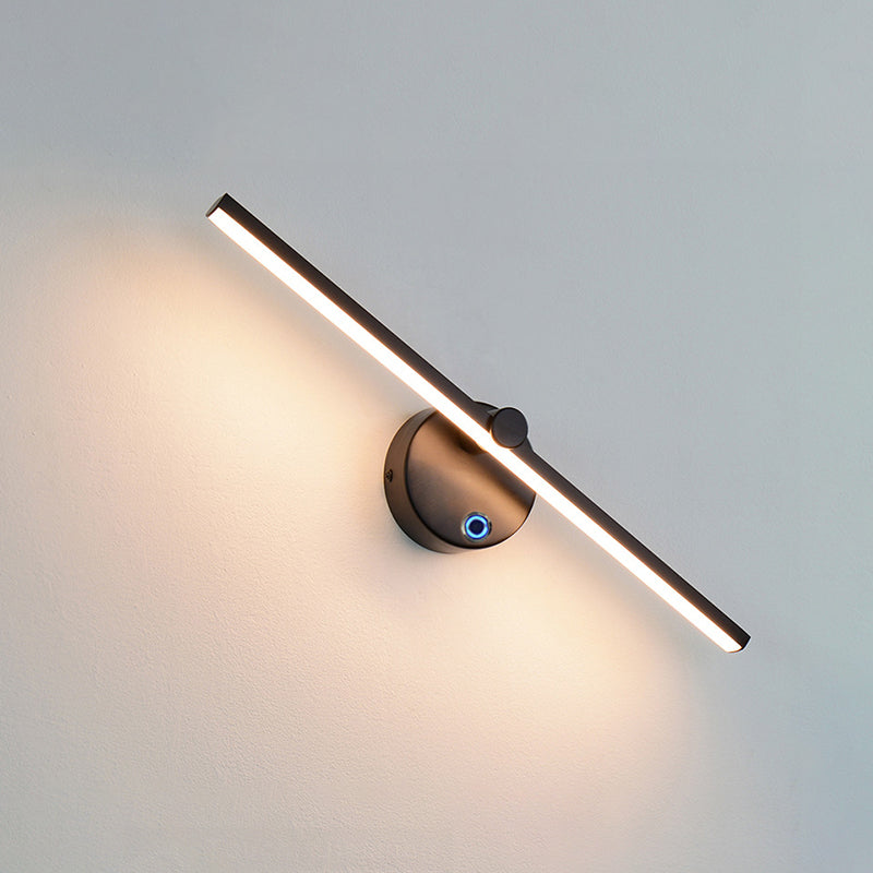 Aluminum Long Strip Rotatable LED Wall Sconce Lamp