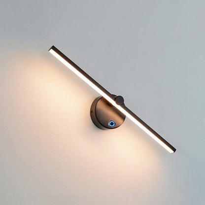 Aluminum Long Strip Rotatable LED Wall Sconce Lamp